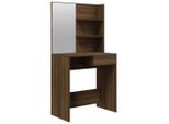 Syfax™ Toeletta Con Specchio Rovere Marrone 74,5X40X141 Cm