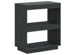 Syfax™ Libreria Grigia 60X35X71 Cm In Legno Massello Di Pino