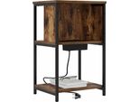 Syfax™ Armadio Da Notte Rovere Fumé 38 X 31 X 61 Cm Legno Multistrato