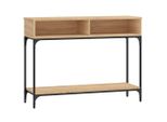 Syfax™ Tavolino Consolle Rovere Sonoma 100X30,5X75Cm Legno Multistrato