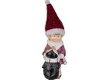 Magichome Decorazione Natalizia, Ragazzo Con Pinguino, 6,3X9,3X22,5 Cm