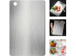 Tagliere In Acciaio Inox 30×20 Cm Igienico Antigraffio E Lavabile In Lavastoviglie