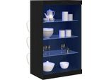 Syfax™ Madia Led Rovere Nero 60,5 X 37 X 100 Cm Legno Multistrato