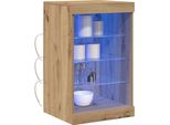 Syfax™ Madia Led Rovere Artigianale 41 X 37 X 67 Cm Legno Multistrato