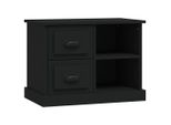 Syfax™ Comodino Nero 60X35,5X45 Cm