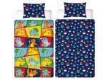 Set Di Biancheria Da Letto Reversibile – PokÉMon – Starter & PokéBall – Microfibra – 1 Copripiumino 140 X 200 Cm + 1 Federa 63 X 63 Cm