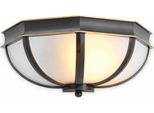 Casa Padrino Applique Bronzo/Bianco 33 Cm - Lampade Da Parete
