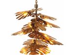 Casa Padrino Lampadario In Ottone Vintage H. 58 Cm - Lampadario Per Hotel E Ristoranti