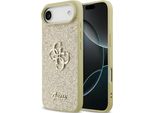 Etui Guess Fisso Glitter Grande 4G Na Iphone Air - ZłOte