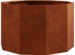 Vidaxl Fioriera Rusty 60 X 60 X 35 Cm Acciaio Resistente Alle Intemperie