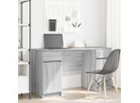 Maison Exclusive - Scrivania Grigio Sonoma 140 X 49 X 76 Cm Legno Multistrato