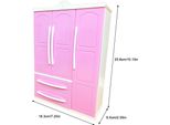 Bambola Armadio Abbigliamento Organizzatore Mini Principessa Mobili Armadio Ornamenti Casa Delle Bambole Armadio Giocattolo Accessori