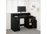 Maison Exclusive - Scrivania Rovere Nero 120 X 55 X 91 Cm Materiale Ligneo