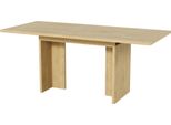 Tavolo Da Pranzo Allungabile, 140/180*80 Cm, Adatto A 6-8 Persone, Forma Rettangolare, Piano Ispessito, Stile Semplice, Tavolo Per Sala Da Pranzo, Cucina