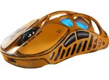 Gravastar Mercury X Pro Mouse Da Gioco Wireless 32000 Dpi, 8000 Hz, Cablato/Bluetooth 5.1/2,4 Ghz Wireless, Edizione Speciale Battle Worn-Yellow