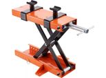 Motorschaarkrik – Motorkran auf Rollen – Motorradlift 500kg – Verstellbare Motorstandaard – Werkbank für Motorräder – Orange
