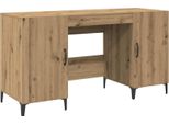 Vidaxl Scrivania Artigianato In Rovere 140 X 50 X 75 Cm Materiale Ligneo