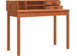 Syfax™ Scrivania Con Cassetto Marrone Cerato 110 X 50 X 93 Cm
