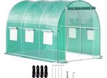 Serra A Tunnel Deluxe Accessibile – Serra A Tunnel / Serra – 3X2,1X2,1 M – Impermeabile – Telaio In Acciaio Zincato – Per Ortaggi E Fiori