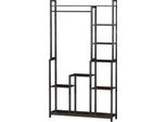 Scaffale Per Piante, 7 Livelli, Design Industriale, Nero