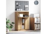 Maison Exclusive - Scrivania In Rovere Artigianale 71,5 X 31,5 X 106,5 Cm Materiale Ligneo