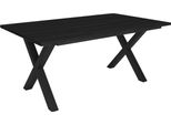 Tavolo Da Pranzo Bolt Edge – Struttura A X – Legno Massello – 170X90X75 Cm – 4-6 Persone – Moderno E Di Alta Qualità