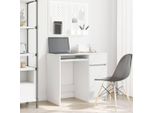 Maison Exclusive - Scrivania Bianca 86X49X76 Cm Materiale Ligneo