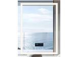 Specchio Da Bagno Led Musicale – Quadrato – Argento – 70X90 Cm – Dimmerabile – Bluetooth – Antiappannamento – Montaggio A Parete