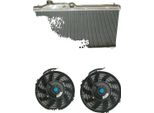 Radiatore, Struttura In Alluminio, Capacità Di Raffreddamento Migliorata, Radiatore Con Ventole, Radiatore Con Ventole