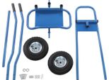 Carrello Di Trasporto, Capacità Di Carico Di 220 Kg, Design Facile Da Usare, Blu