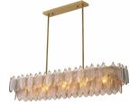 Casa Padrino Lampadario Per Soggiorno Ottone/Grigio 140 Cm