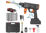 Idropulitrice Ad Alta Pressione, Design Cordless, Uso Multifunzionale, Con 2 Batterie