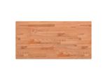 Syfax™ Piano Tavolo 80X40X1,5Cm Rettangolare Legno Massello Faggio