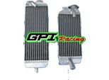 Radiatore, Interamente In Alluminio, Di Serie Per Kawasaki KXF250 KX250F 2006-2008, Capacità Di Raffreddamento Aumentata Del 40%, Struttura Saldata A Tig, Nucleo Brasato Sottovuoto