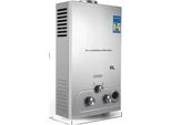 Scaldabagno A Gas, Riscaldamento Istantaneo, Design Compatto, 6L, Ue