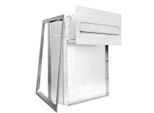Cassetta Da Incasso Passante Acciaio Inossidabile PN620 Profondità 190-260Mm Cassetta Postale Da Esterno Con Mascherina 2 Chiavi Incluse Esterno