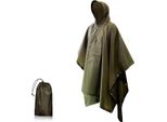 Poncho Antipioggia Unisex Impermeabile - Versatile Poncho 3 In 1 - Adatto Per Le Attività All'aperto