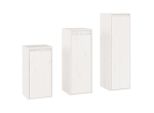 Syfax™ Mobili Porta Tv 3 Pz Bianco In Legno Massello Di Pino