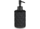 Vilde | Dispenser Per Sapone In Vetro - Nero - 330 Ml - Dispenser A Pompa - Dispenser Per Detersivo