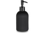 Vilde | Dispenser Per Sapone In Vetro - Nero - 400 Ml - Dispenser A Pompa - Dispenser Per Detersivo