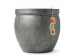Fioriera In Ceramica "Bavaria-Tall"" Antracite – Ø 29 Cm"