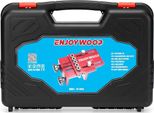 Dima Per La Lavorazione Del Legno - Dima Di Foratura - 3 In 1 Regolabile - Dima Per Tasselli - Guida Alla Foratura Per L'assemblaggio Di Mobili - 6/8/10 Mm - Scatola Di Plastica - Oro