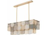 Casa Padrino Lampadario In Ottone Antico 127 Cm - Qualità Lusso