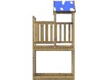 Vidaxl Torre Gioco In Legno Massiccio Impregnato Marrone