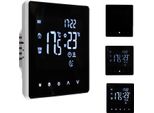 Termostato Per Riscaldamento A Pavimento Ad Acqua - 3A Water Heat - Programma Settimanale - Lcd Touchscreen - 3600 W - Verde Chiaro