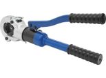 Pinze Idrauliche Per Crimpare - Set Di Utensili Per Crimpare - 7 Matrici - Testa Rotante A 180° - Acciaio 41Cr4 - Utensile Manuale - Per Tubi Di Rame - Blu