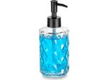 Vilde | Dispenser Per Sapone In Vetro - Trasparente - 330 Ml - Dispenser A Pompa - Dispenser Per Detersivo
