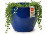 Vaso Da Fiori In Ceramica "Egg Pot"" Blu Reale Ø 29 Cm – Smalto E Resistente Al Gelo"