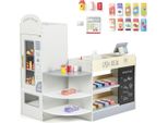 Set Da Gioco Per Bambini Con Supermercato, Registratore Di Cassa E Lavagna