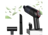 Aspirapolvere Portatile A Batteria - Mini Aspirapolvere Per Auto, Caravan E Casa - Nero - Con Batteria Ricaricabile - Portatile E Leggero